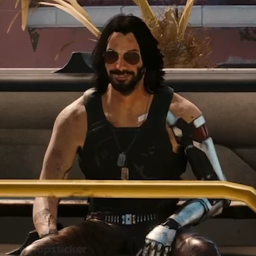 Стикер 8 Johnny Silverhand
