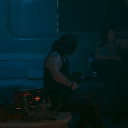 Стикер 50 Johnny Silverhand