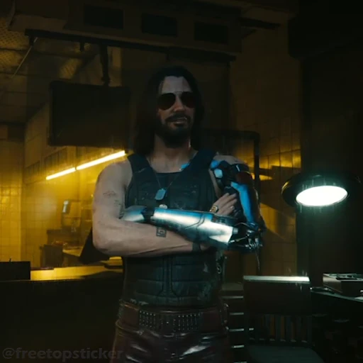 Стикер 10 Johnny Silverhand