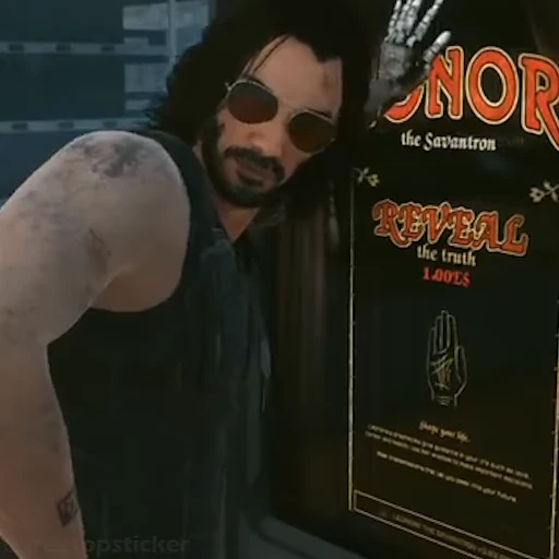 Стикер 37 Johnny Silverhand