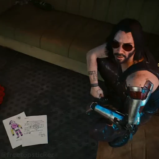 Стикер 19 Johnny Silverhand