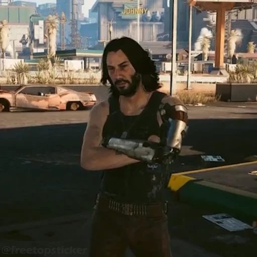 Стикер 39 Johnny Silverhand