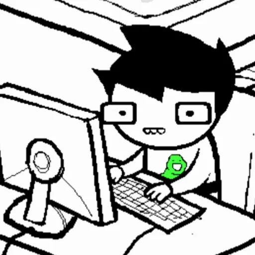 Стикерпак John Egbert для Telegram — скачать