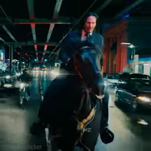 🏇 Стикер «John Wick» для Telegram