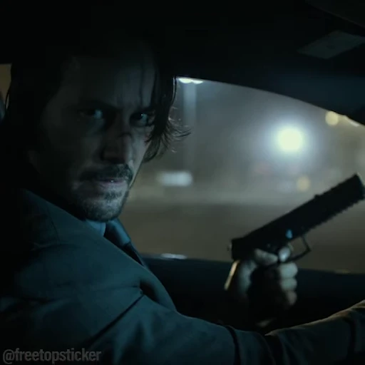 🚘 Стикер «John Wick» для Telegram