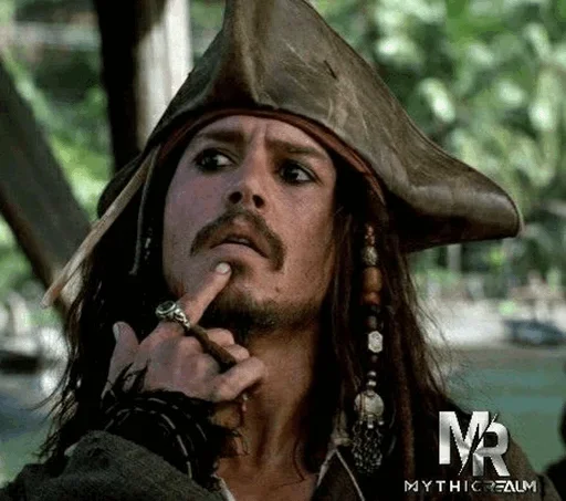 😙 Стикер «Johny Depp» для Telegram