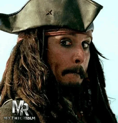 😉 Стикер «Johny Depp» для Telegram