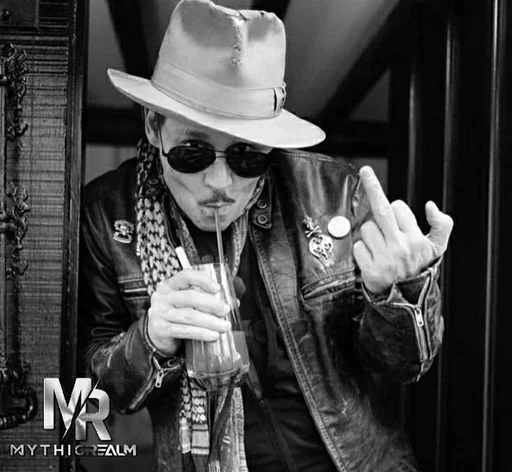😙 Стикер «Johny Depp» для Telegram