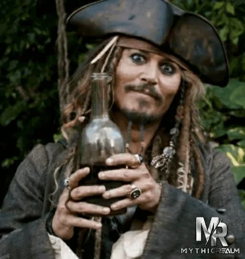 😙 Стикер «Johny Depp» для Telegram