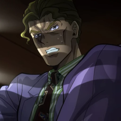 😥 Стикер «Yoshikage Kira Йошикаге Кира» для Telegram