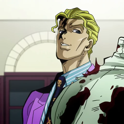 😈 Стикер «Yoshikage Kira Йошикаге Кира» для Telegram