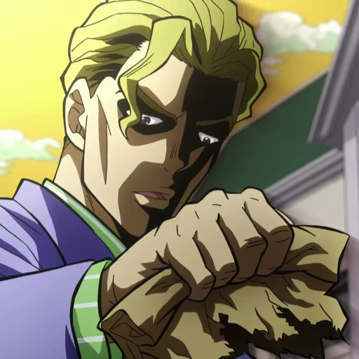😠 Стикер «Yoshikage Kira Йошикаге Кира» для Telegram