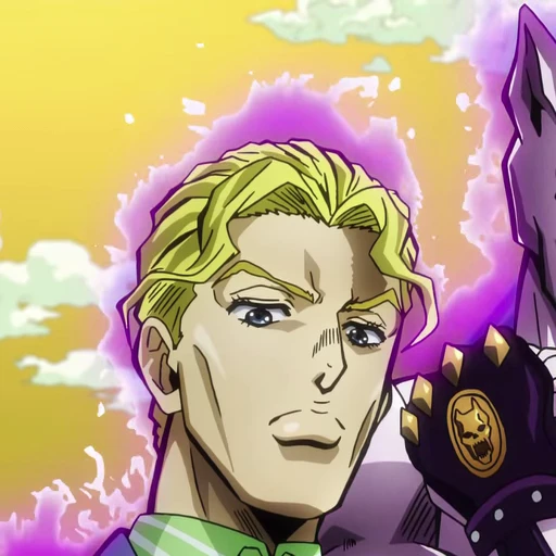 😑 Стикер «Yoshikage Kira Йошикаге Кира» для Telegram