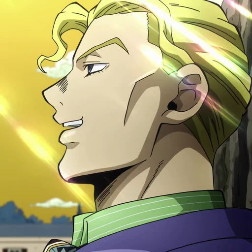 😀 Стикер «Yoshikage Kira Йошикаге Кира» для Telegram