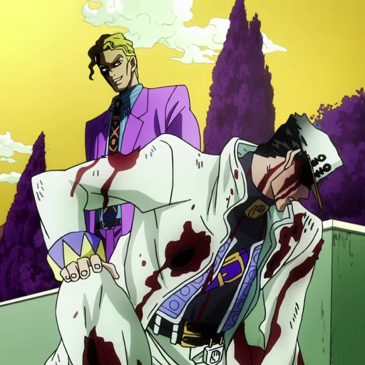 😈 Стикер «Yoshikage Kira Йошикаге Кира» для Telegram