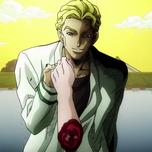 😄 Стикер «Yoshikage Kira Йошикаге Кира» для Telegram