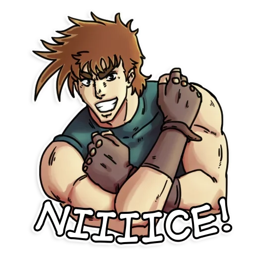 😌 Стикер «JoJo&;s Bizzare Adventures» для Telegram