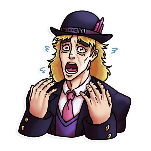 😱 Стикер «JoJo&;s Bizzare Adventures» для Telegram