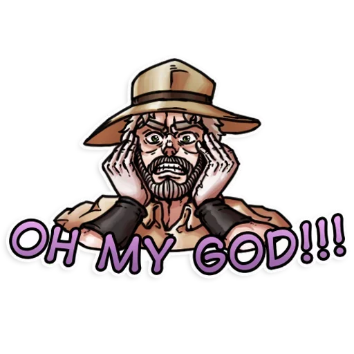 😳 Стикер «JoJo&;s Bizzare Adventures» для Telegram