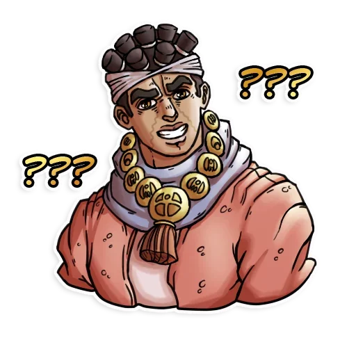🤨 Стикер «JoJo&;s Bizzare Adventures» для Telegram