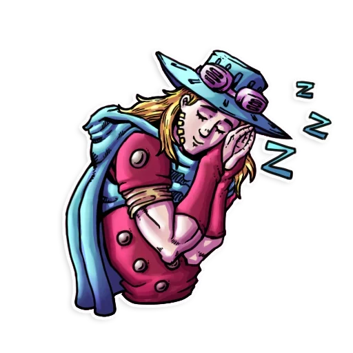 😴 Стикер «JoJo&;s Bizzare Adventures» для Telegram