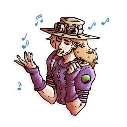 🤠 Стикер «JoJo&;s Bizzare Adventures» для Telegram