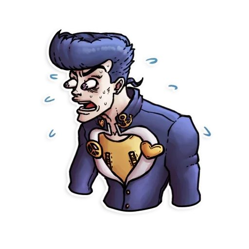 🤯 Стикер «JoJo&;s Bizzare Adventures» для Telegram