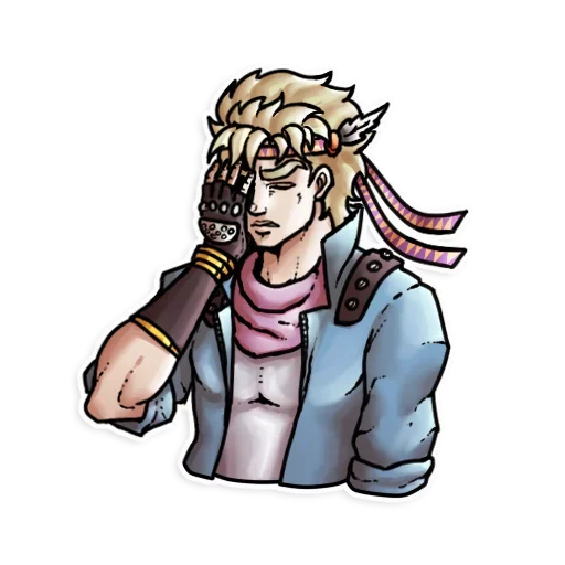 😑 Стикер «JoJo&;s Bizzare Adventures» для Telegram