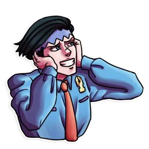 😩 Стикер «JoJo&;s Bizzare Adventures» для Telegram