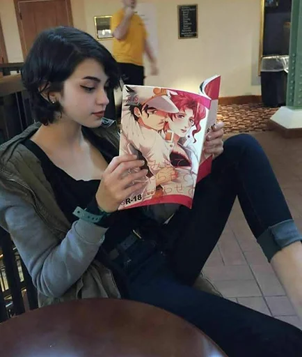 😶 Стикер «Jojo cringe» для Telegram