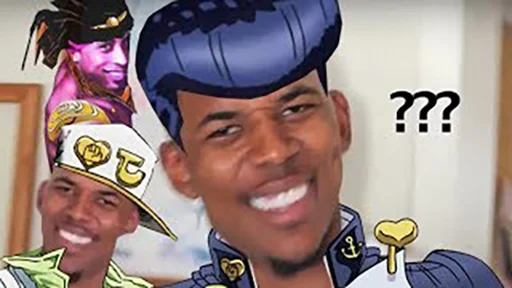 ❔ Стикер «Jojo cringe» для Telegram