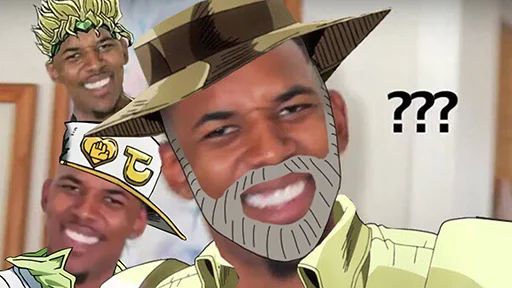 ❔ Стикер «Jojo cringe» для Telegram