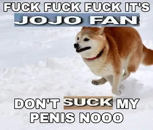 😥 Стикер «Jojo cringe» для Telegram