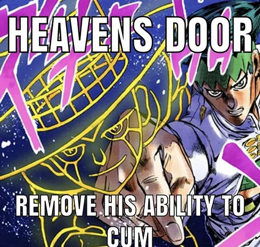 😤 Стикер «Jojo cringe» для Telegram