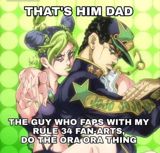 😤 Стикер «Jojo cringe 2» для Telegram