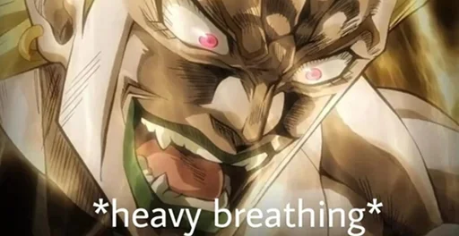 👁 Стикер «Jojo cringe 3» для Telegram