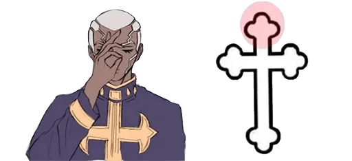 ☦️ Стикер «Jojo cringe 3» для Telegram