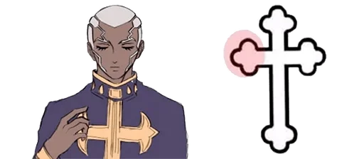 ☦️ Стикер «Jojo cringe 3» для Telegram