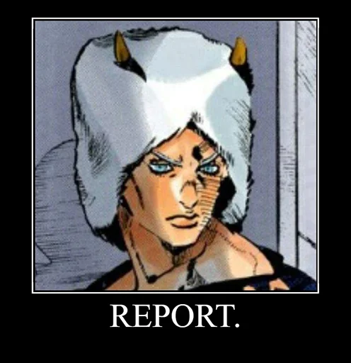 😏 Стикер «Jojo cringe 3» для Telegram