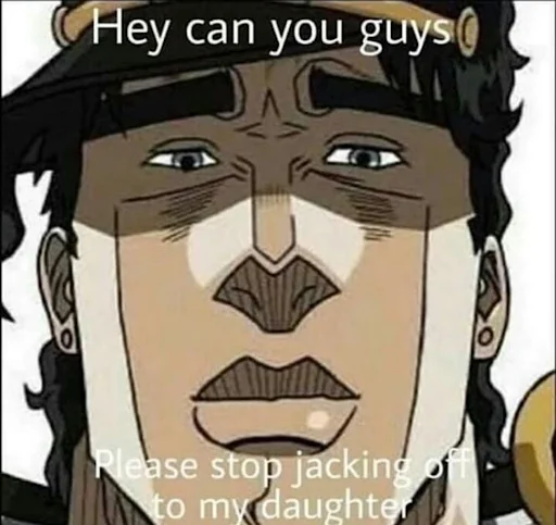 🤑 Стикер «jojo fh 3» для Telegram