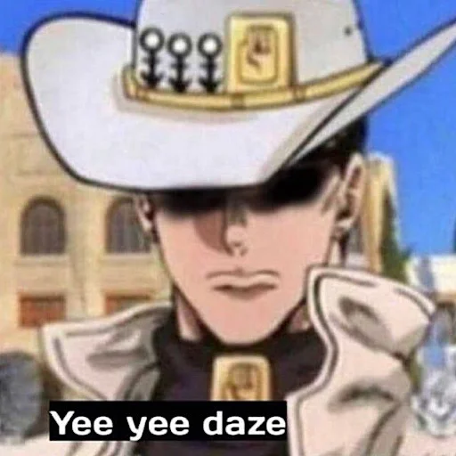 🤠 Стикер «jojo fh 3» для Telegram