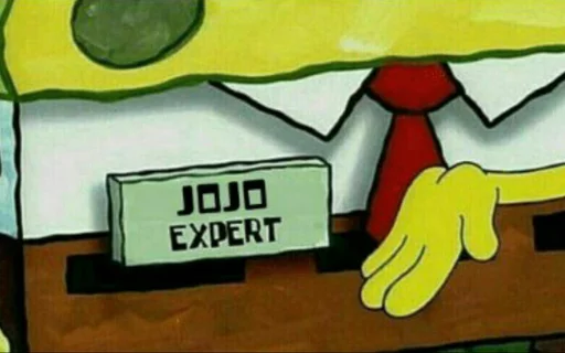 👍 Стикер «JoJo is alright» для Telegram