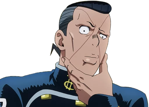 🤔 Стикер «JoJo is alright» для Telegram