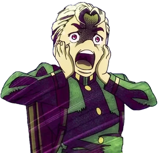 😱 Стикер «JoJo is alright» для Telegram