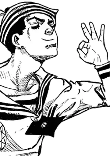 👌 Стикер «JoJo is alright» для Telegram
