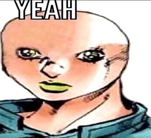 🧑‍🦲 Стикер «jojo penis» для Telegram