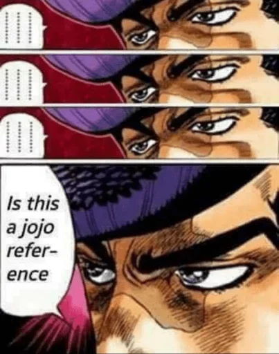 👀 Стикер «JJBA» для Telegram
