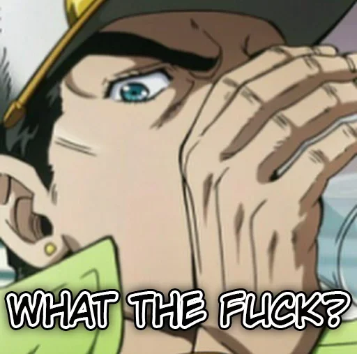 🤨 Стикер «JJBA» для Telegram