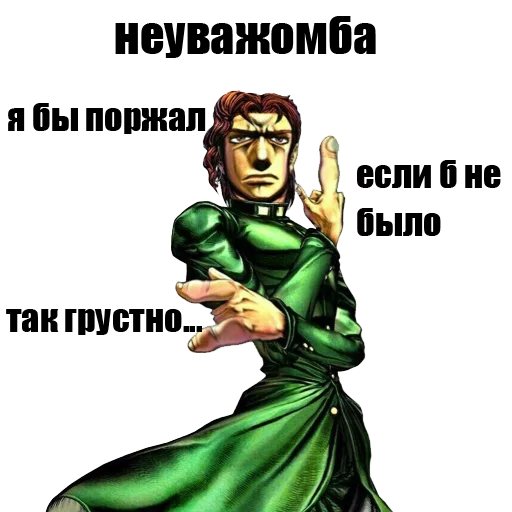 😿 Стикер «JOJO&;S BIZARRE ADVENTURE» для Telegram