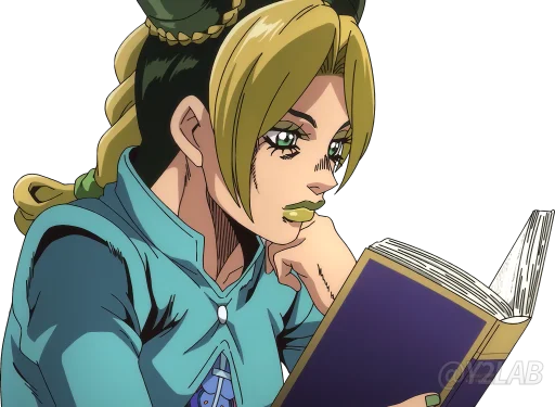 📖 Стикер «JoJo Part 6 Stone Ocean» для Telegram